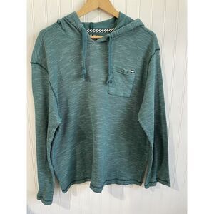 Point Zero Shirt Mens XXL Thermal‎ Hoodie Waffle Knit Long Sleeves Pocket 2XL